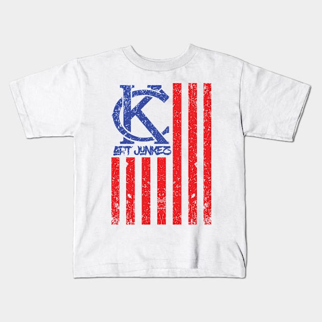 Art Junkez KC America Series Kids T-Shirt by jcaljr